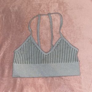 Stripped Grey Bralette